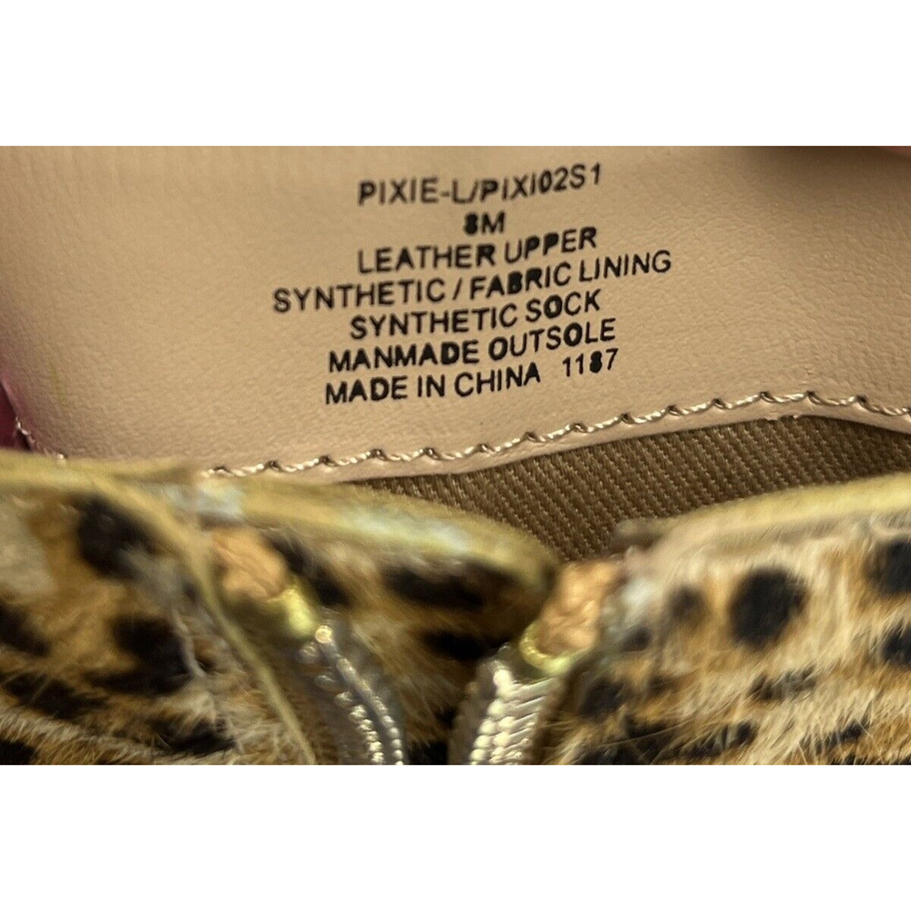 Steve Madden Womens Animal Print Pony Hair Booties Size 8 M Pixie-L Block Heel - Picture 3 of 16